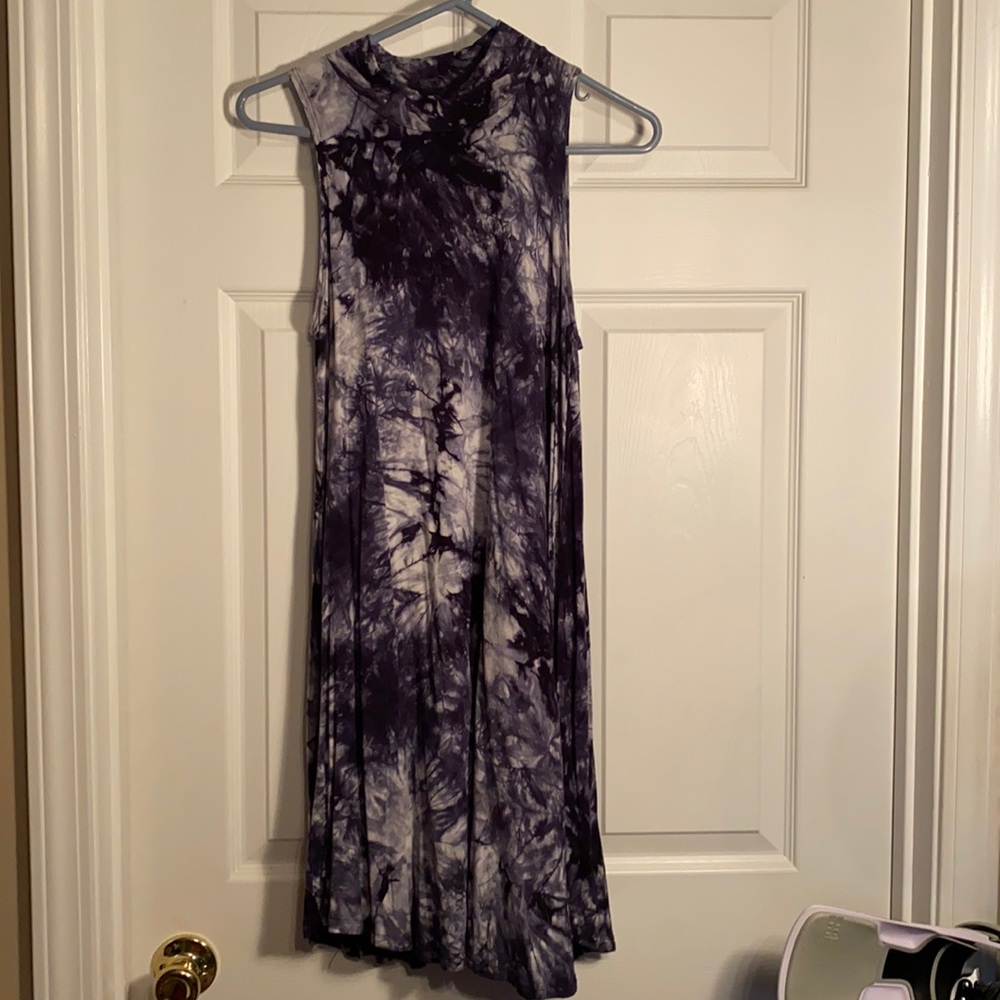 Tie dye high neck dress!